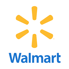 A yellow and blue logo for walmart.